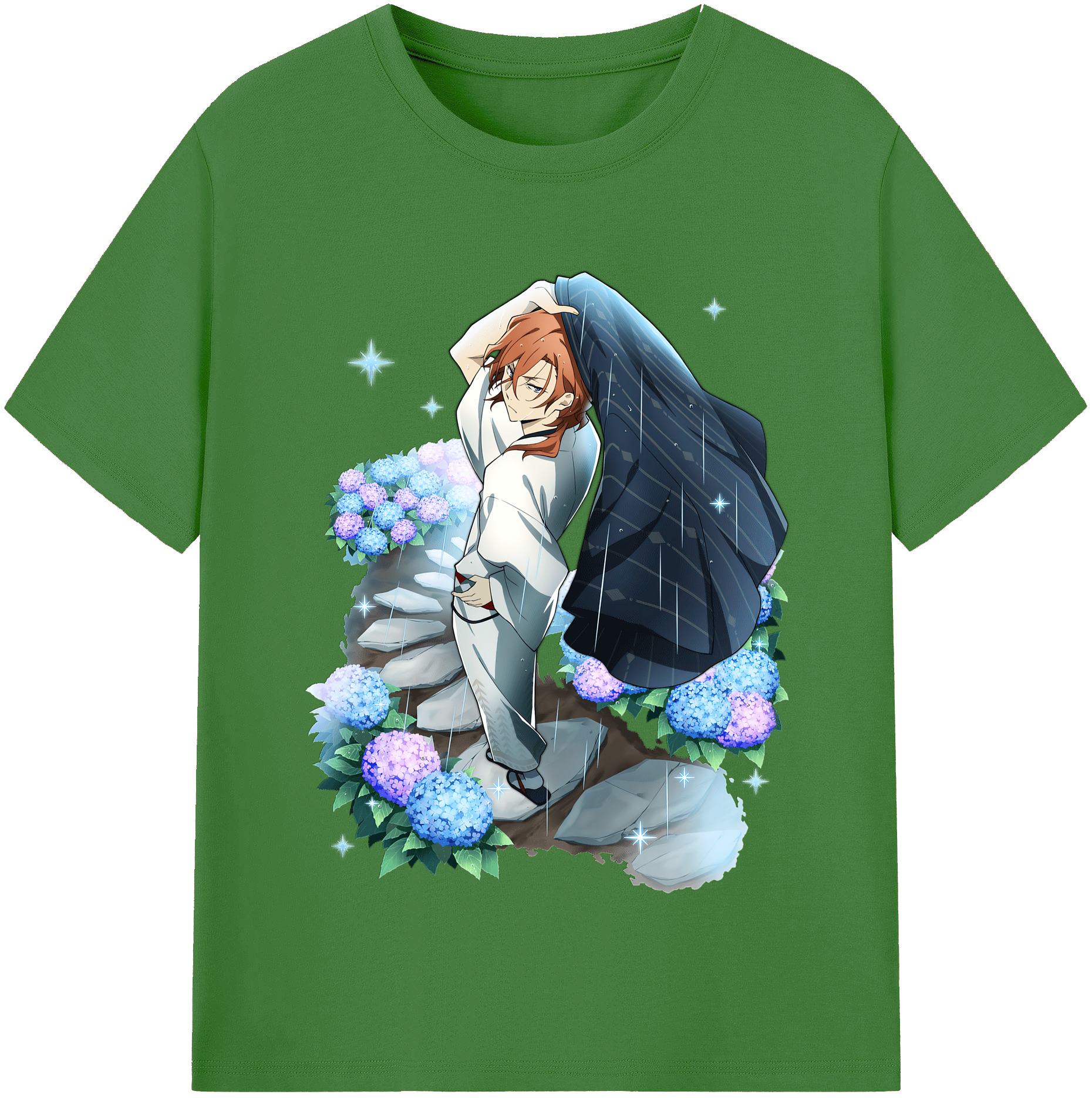 （画像用） 文豪ストレイドッグス Bungo Stray Dogs レディースカジュアルプリントTシャツ（綿100％）